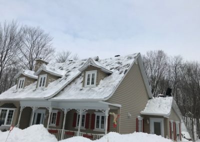 Toiture déneigé après (déneigement de toiture) - Toiture-S. Beaumier à Laval